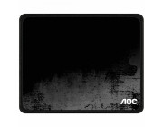 AOC MM300L Gaming Mousepad, Natural Rubber, Size 450mm x 400mm x 3 mm, Anti-slip rubber base and comfortable padding, Compatible with optical or laser mice, Black